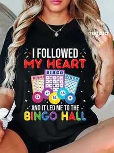 100% Cotton Bingo Caller Funny Bingo Game Night T-Shirt