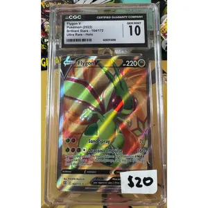 CGC Gem Mint 10 - Flygon V | Brilliant Stars 164/172