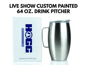 Mishy Lee LIVE SHOW Custom Painted Stainless Steel Drink Pitcher - 64 Oz
