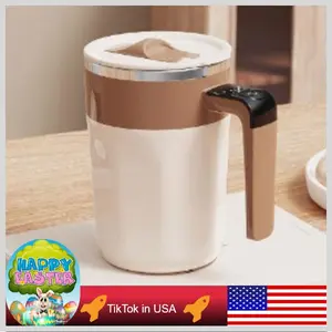 Easter Gift, Office coffee mug, Home coffee mug, Mixing Cup,  self-stirring Coffee Mug,  Coffee Self-Mixing cup, Valentine's Day Gift