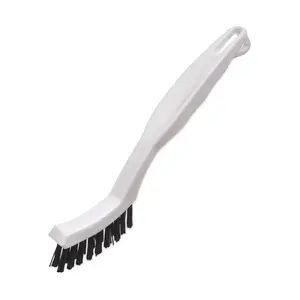 Grout Brush Crevice Brush Detail Brush Nylon 8 Inches White BPA-Free Durable for Hard Surfaces