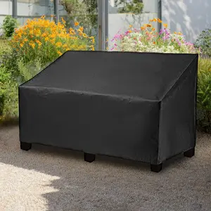 1pc Bench Cover Outdoor, Patio Seat Cover, Lounge Deep Chair Cover, Patio Loveseat Cover, Durable And Furniture Chair Cover, Large Seat Patio Chair Cover, Oxford Cloth Cover, Patio Furniture Covers