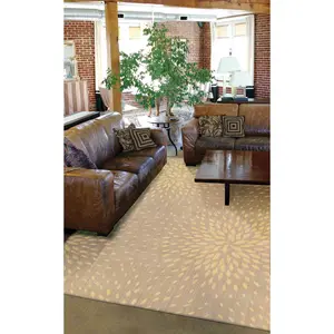 Nourison Capri Soft Beige Area Rug, Contemporary Look, Indoor Use for Living Room Decor and Dining Room Rug