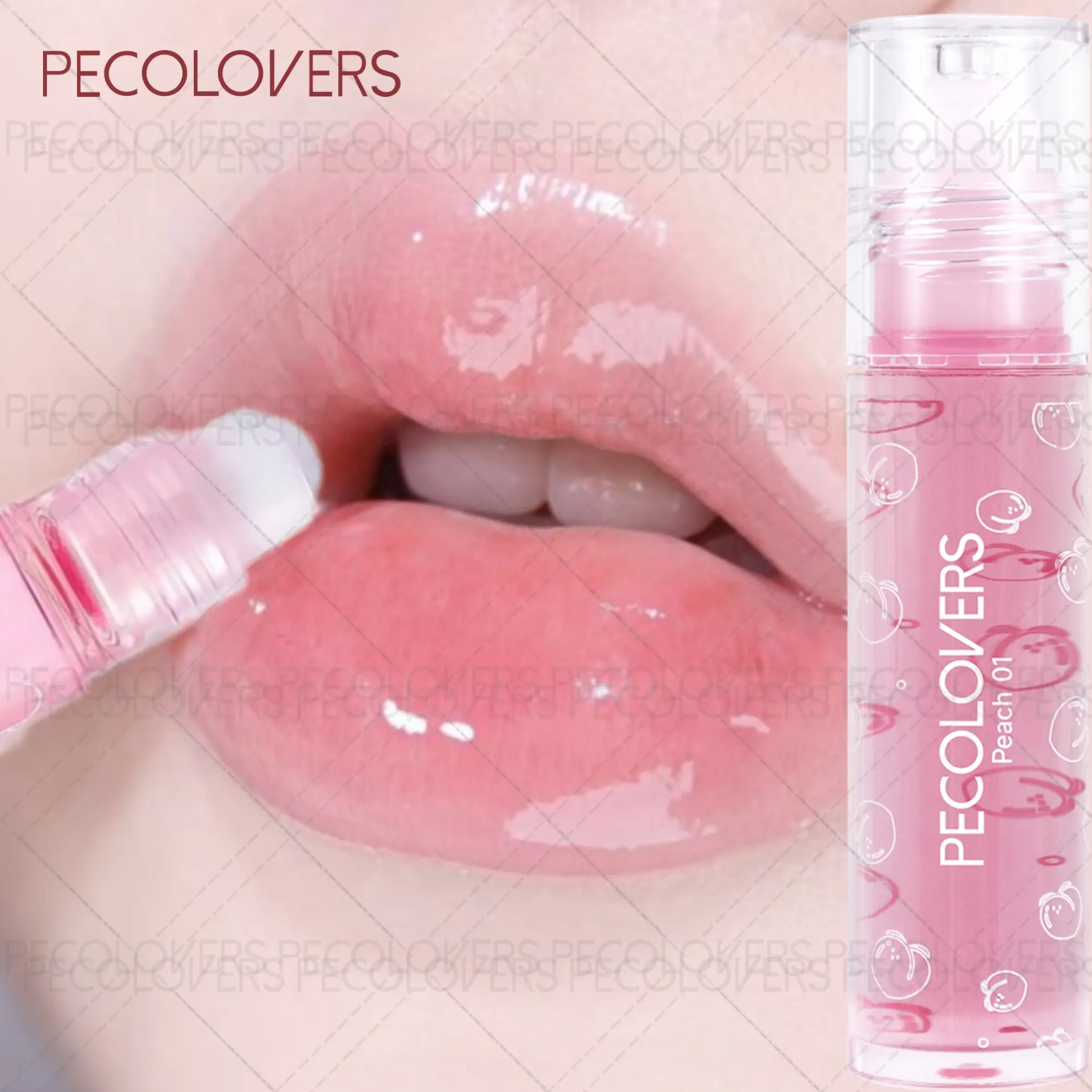 1PC Nourishing,Long-Lasting Lip Gloss, Fruit Smell, Roll-on Lip Oil Lip Makeup, Charming Lip Makeup for Everyday & Formal Events