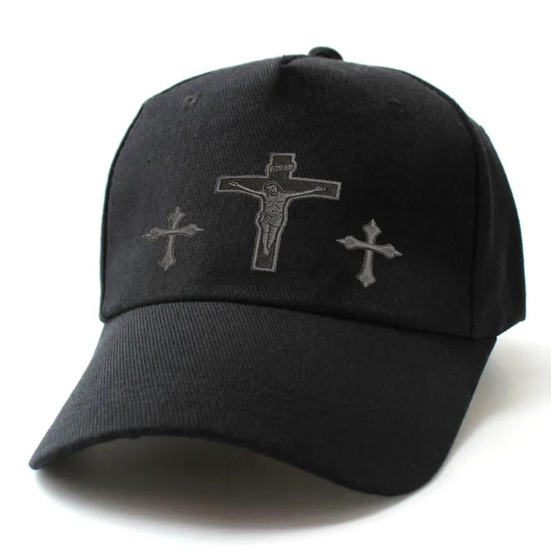Cross & Jesus Printed pattern Men's and women's Hat - Religious Faith Baseball Cap, Spiritual Streetwear,Perfect Gift