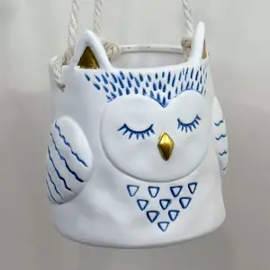 Hanging Owl Planter