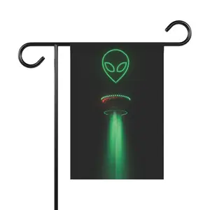 Wemby Alien Over Tower of the Americas Festive Party Backdrop, Home Supplies Decor Banner