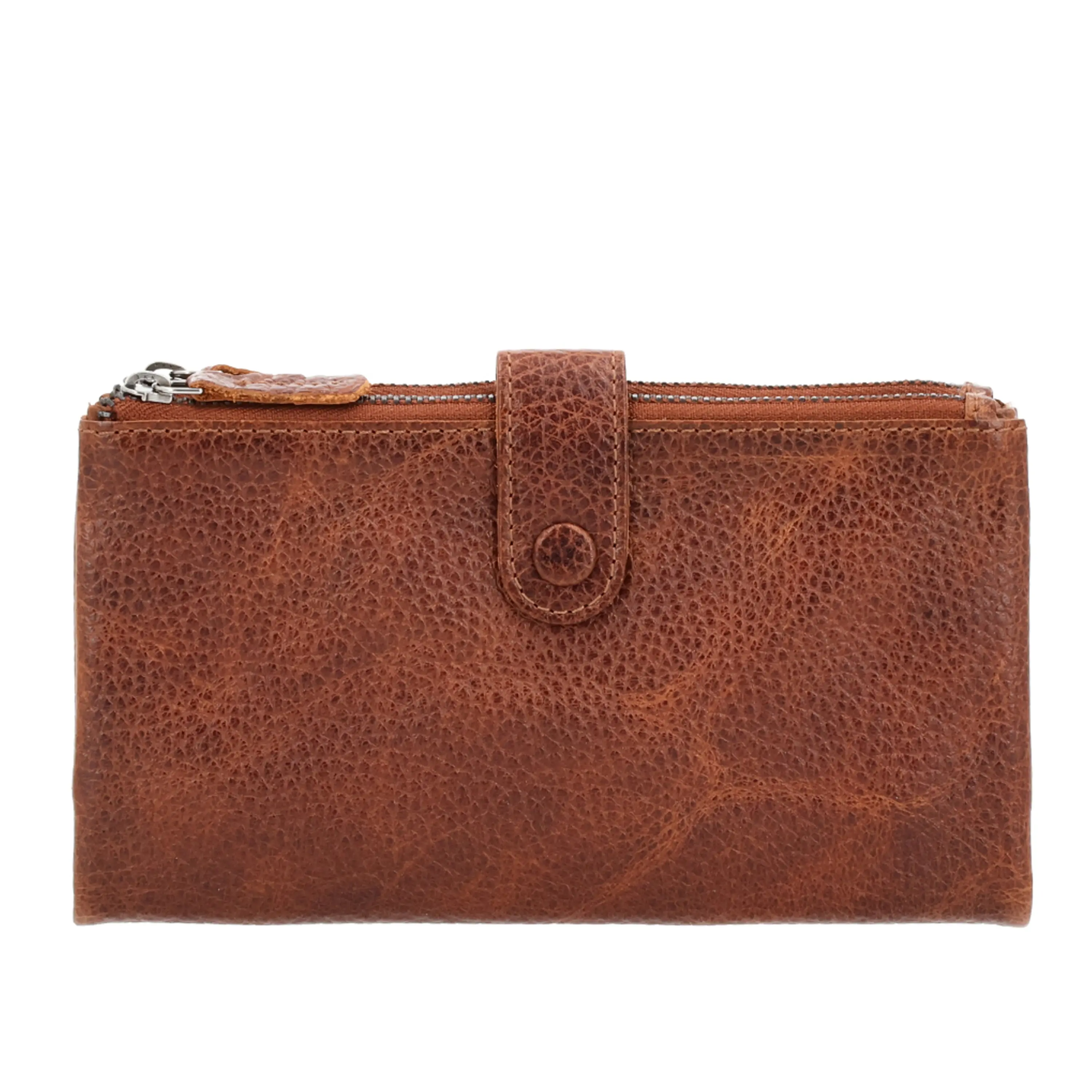 Lady Conceal Maya Slim RFID Leather Wallet - Buffalo Leather, Minimalist Design, 12 Credit Card Slots, 2 ID Windows, 4 Bill Slots, 2 Coin Pockets, RFID Protection, Slip On Closure