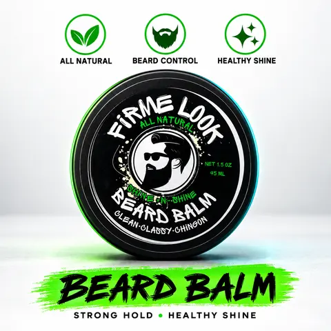 Natural Beard Balm for Men | Nourish & Shape – Firme Look