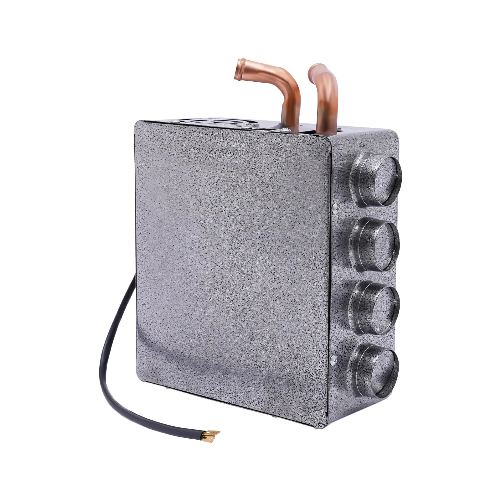 12V 8A Four-way Heater Copper Iron Grey Infinite Speed Regulation Blower Motor for Car Truck RV Van Excavator Harvester Vehicle Heating Vehicle Heater Compact / Space Saving 4-Way Heater Quick Warm