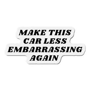 Make This Car Less Embarrassing again - Tesla Anti Elon Magnet, ANTI ELON Tesla Club Bumper Magnet Fuck Elon Car Magnet Funny Tesla Stickers
