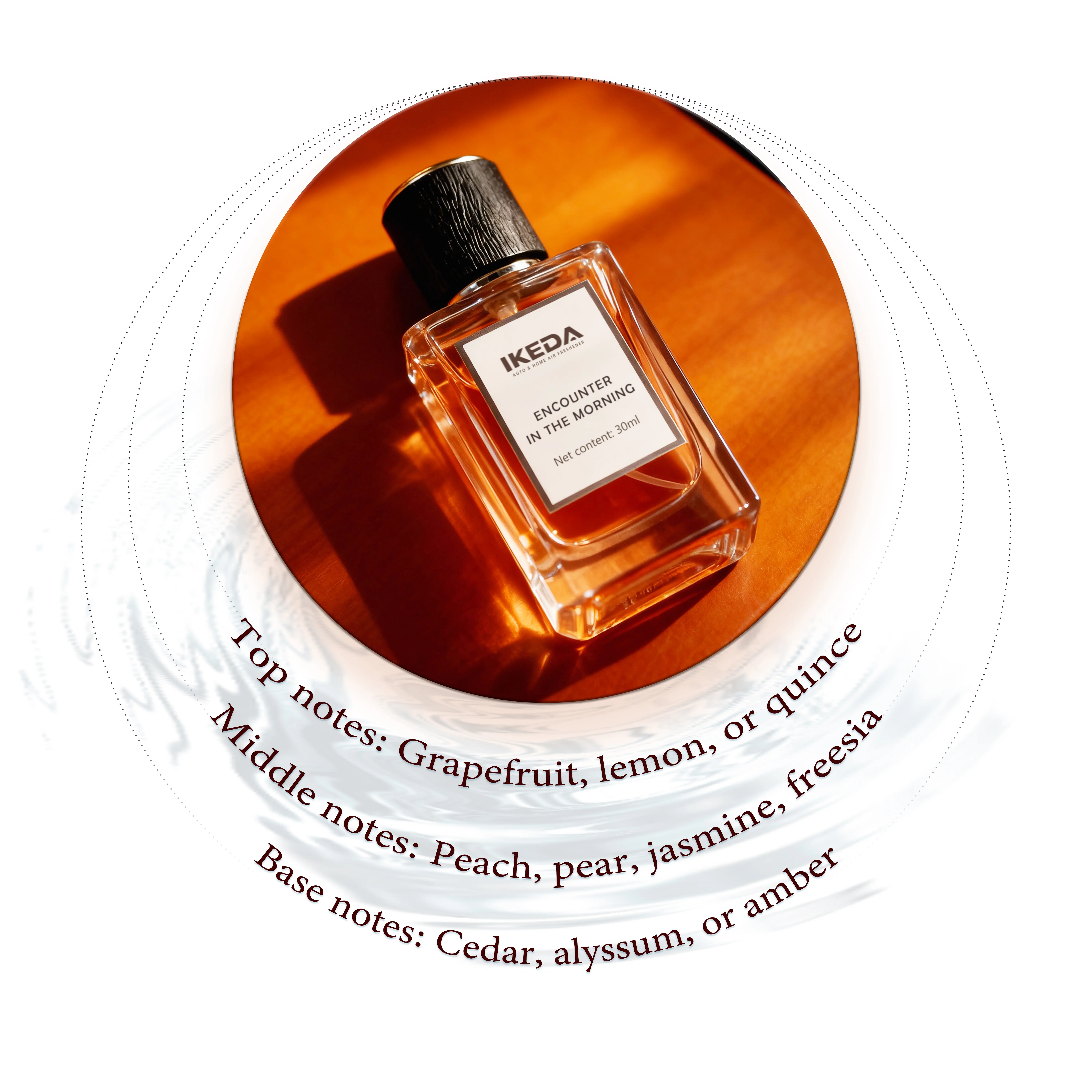 Ikeda Luxury Eau de Parfum 30ml Clean Vegan Essentials Oils Long