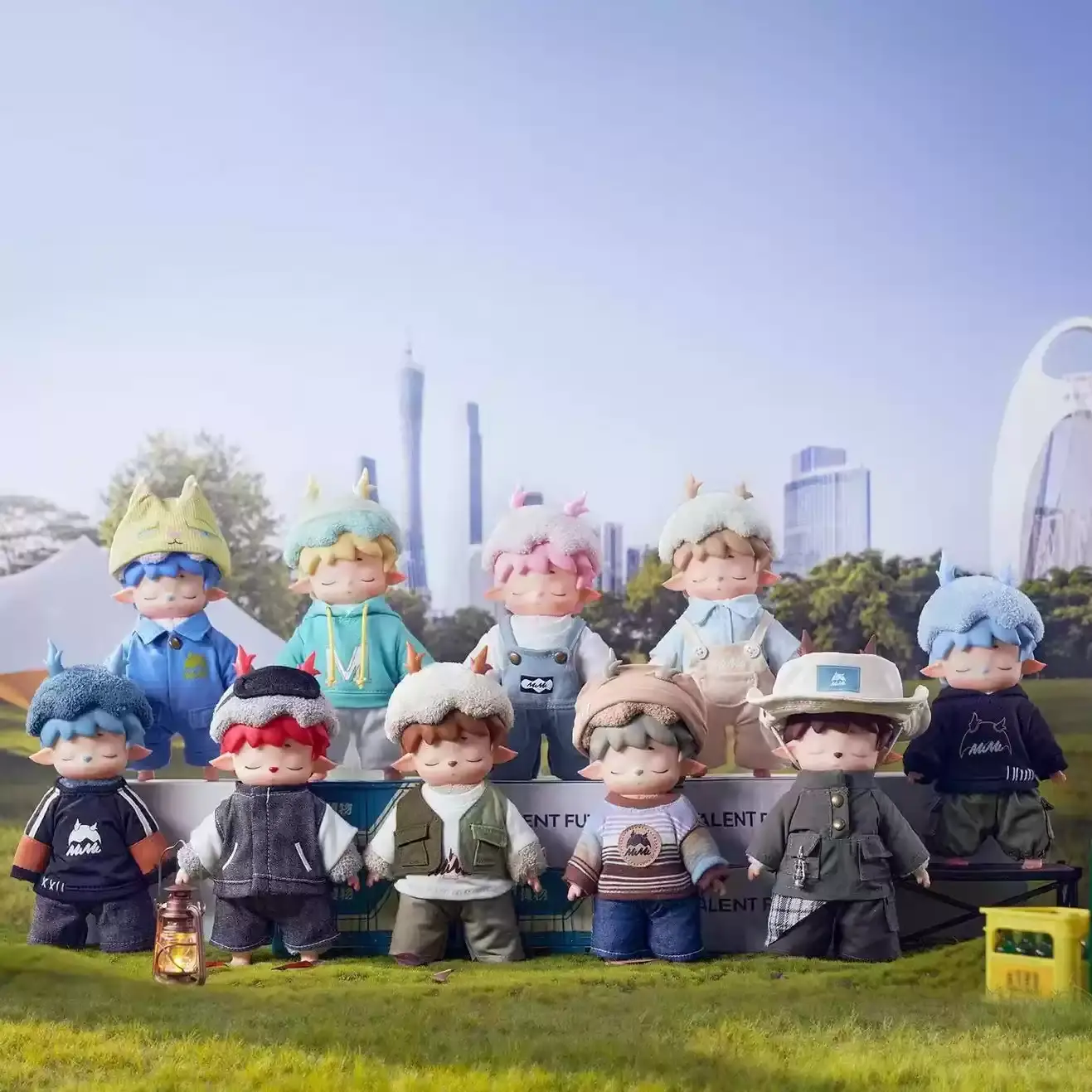 MIMI City Walk Series Plush Mystery Box, Collectible Blind Box for Sports Collectibles Enthusiasts