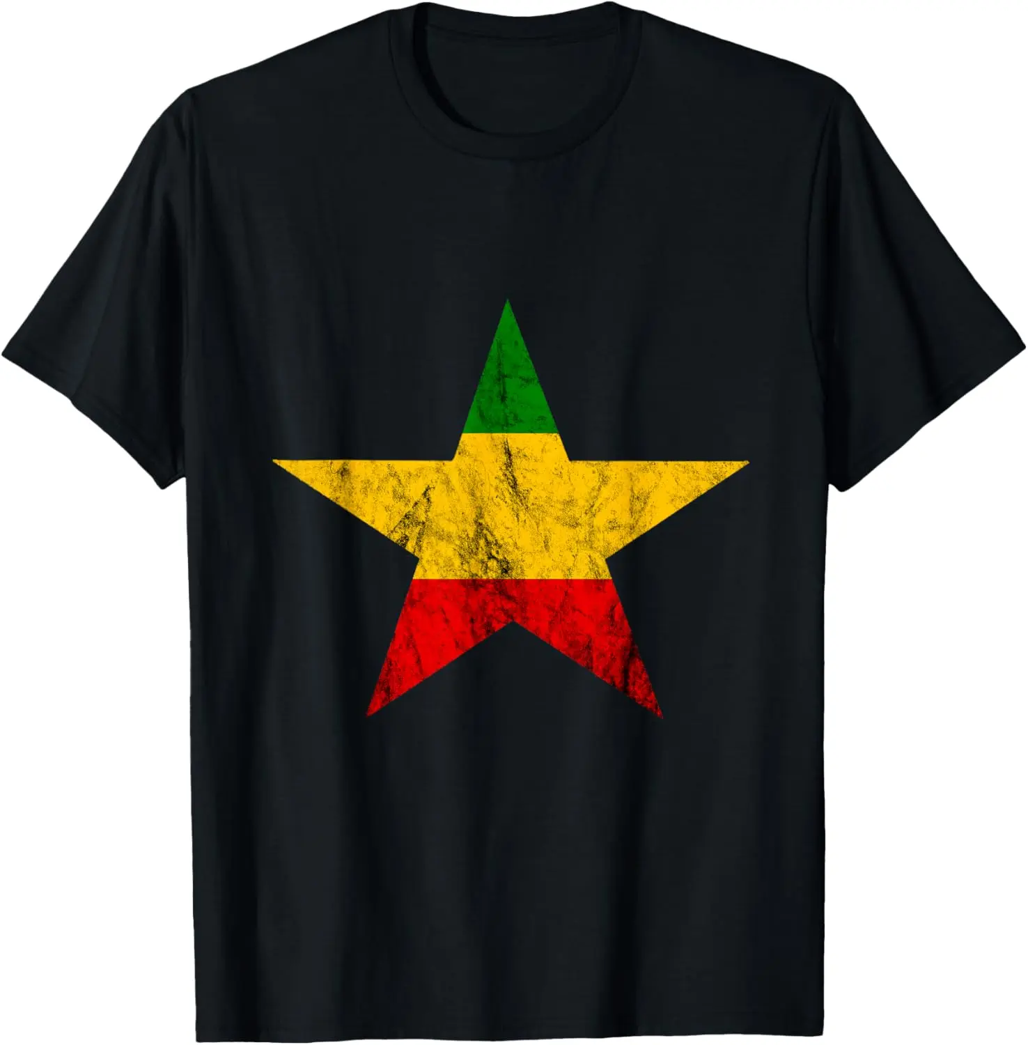 Cotton(pure) Reggae Star Rasta Reggae Music Hippie Jamaica Rastafari T-Shirt