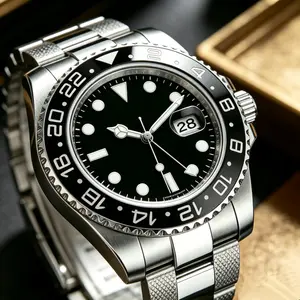 Luxury Analog Watch For Gentlemen, Waterproof Shock Resistant Daily Wear Men’s Fashion Wrist Watch With Calendar Display