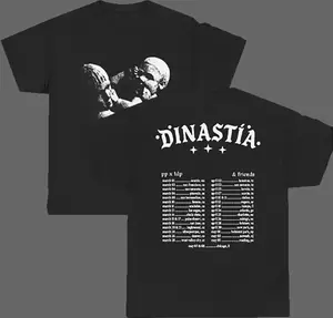 Exclusive Dinastia Tour Dates T-Shirt, Dinastia Tour 2026 Merch, Peso Merch