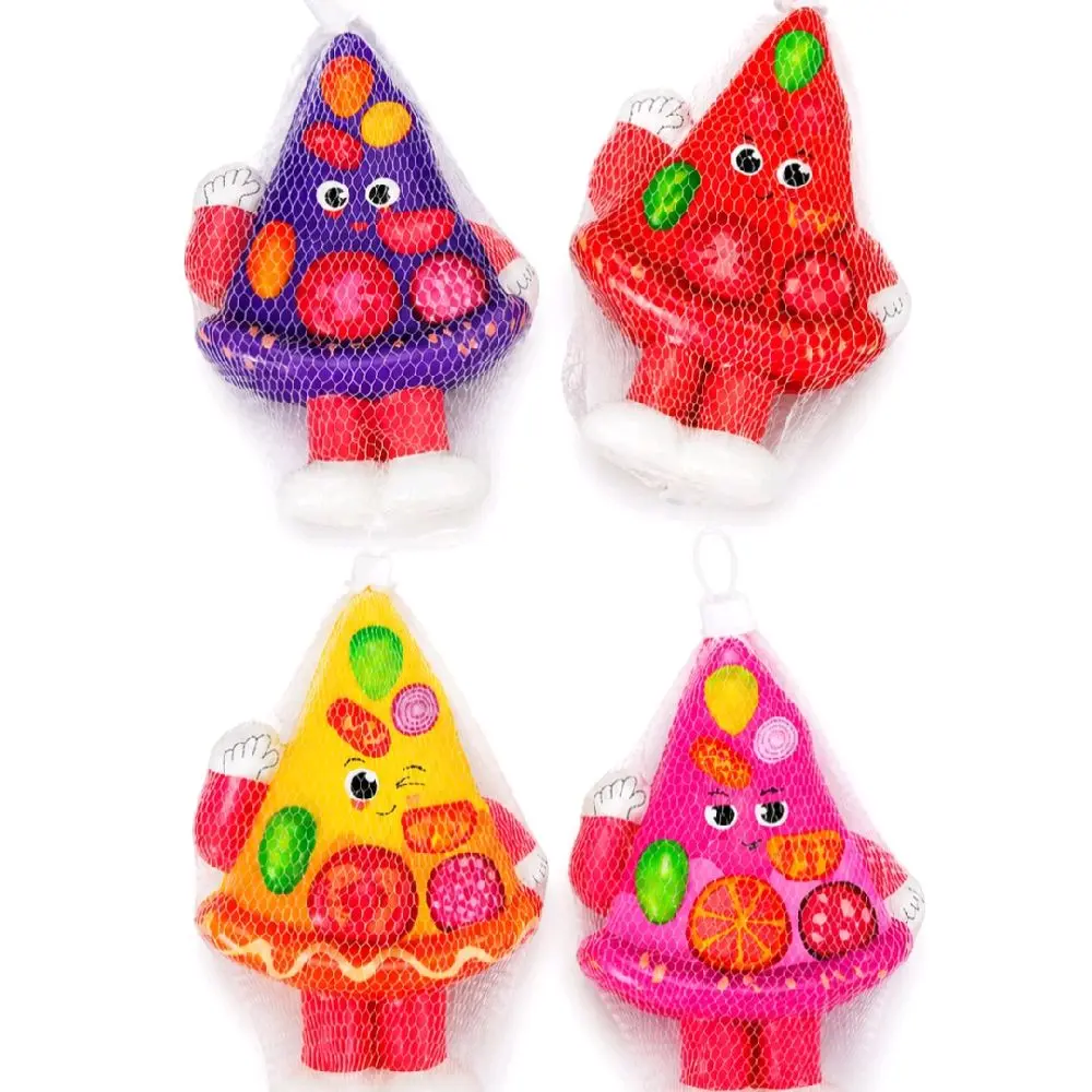 4-Piece Sweet-Scented Pizza Slice Squishy Bundle | Slow Rising Sensory Fidget Toys | Soft Squeeze Stress Relief | Ages 3+