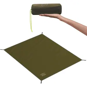 Waterproof Ultralight Camping Tarp Tent Footprint, Multiple Sizes Available, Floor and Ground Tarps for Camping (OD Green 120x144in)
