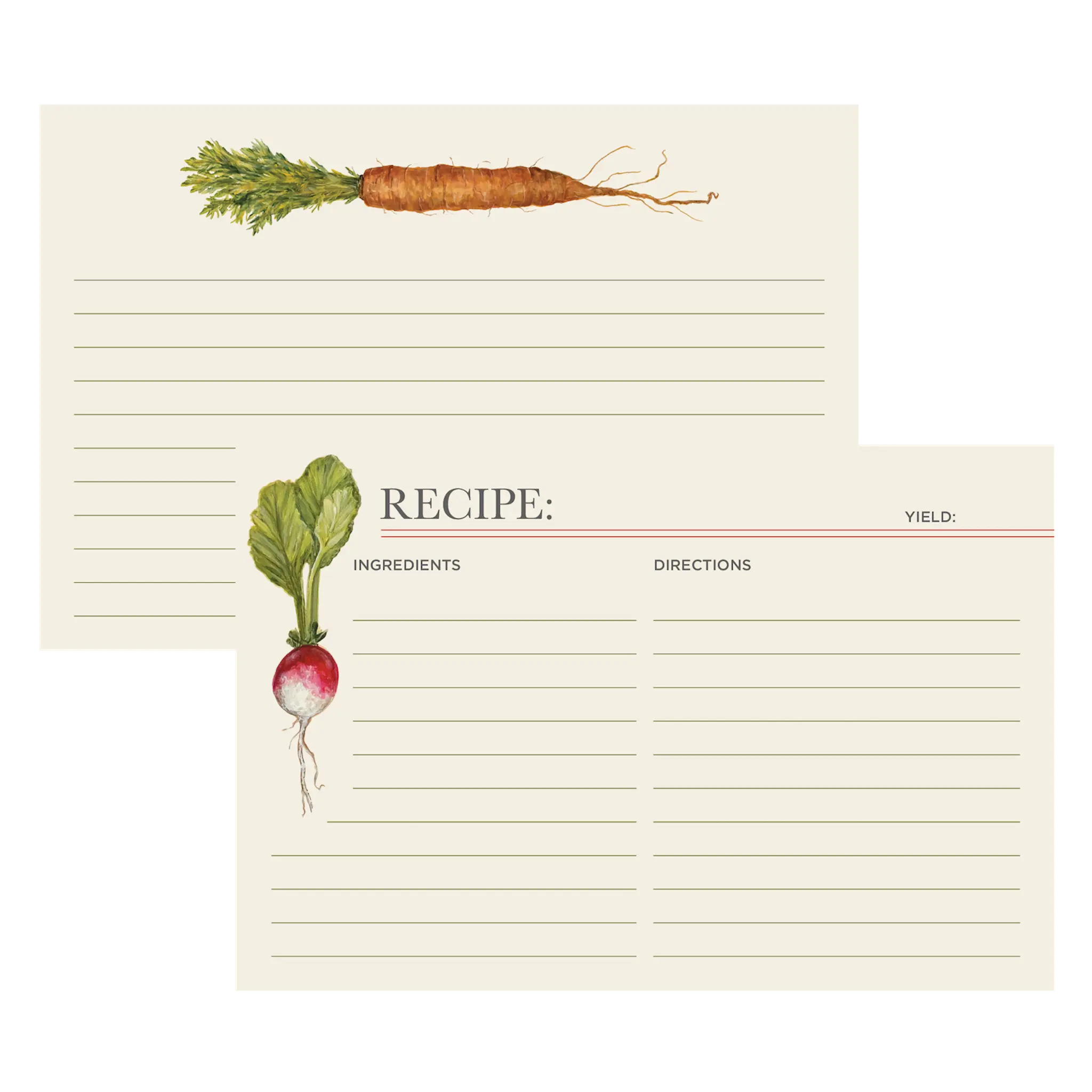 Farmers' Market Recipe Card