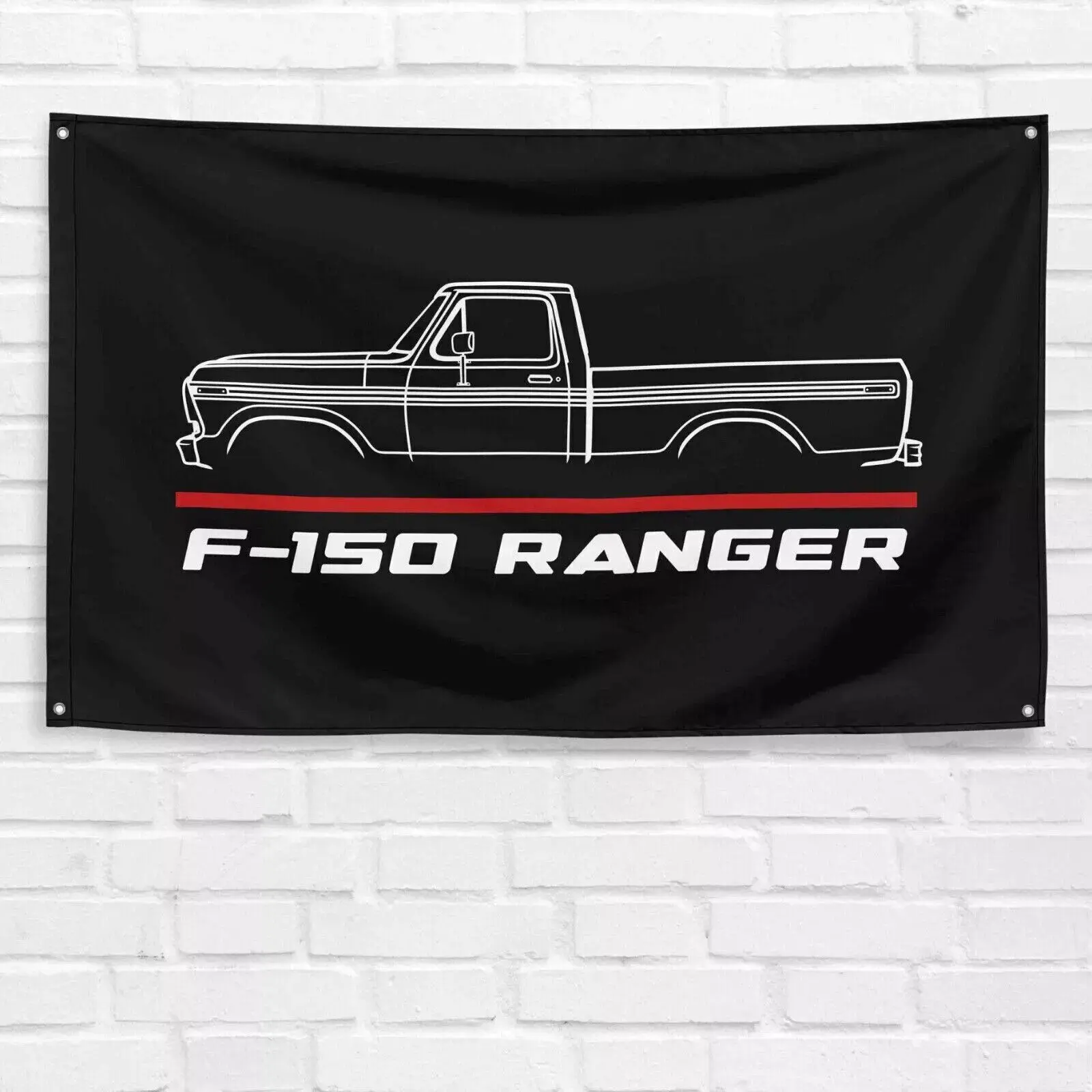 For Ford F150 Ranger 1979 Enthusiast 3x5 ft Flag Dad Grandpa Gift Banner, Decor, Wall Hanging Backdrop