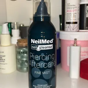 NeilMed Piercing Aftercare XL Fine Mist Spray, 6.3oz Sterile Saline Solution - Alcohol-Free, Animal By-Product-Free, Vegan, Gentle Facial Wipe-Compatible Healing Treatment for All Skin Types (4 – 5.9 Fl Oz Range) Beauty & Body Care
