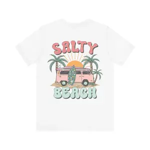 Salty Beach Jersey Short Sleeve Tee