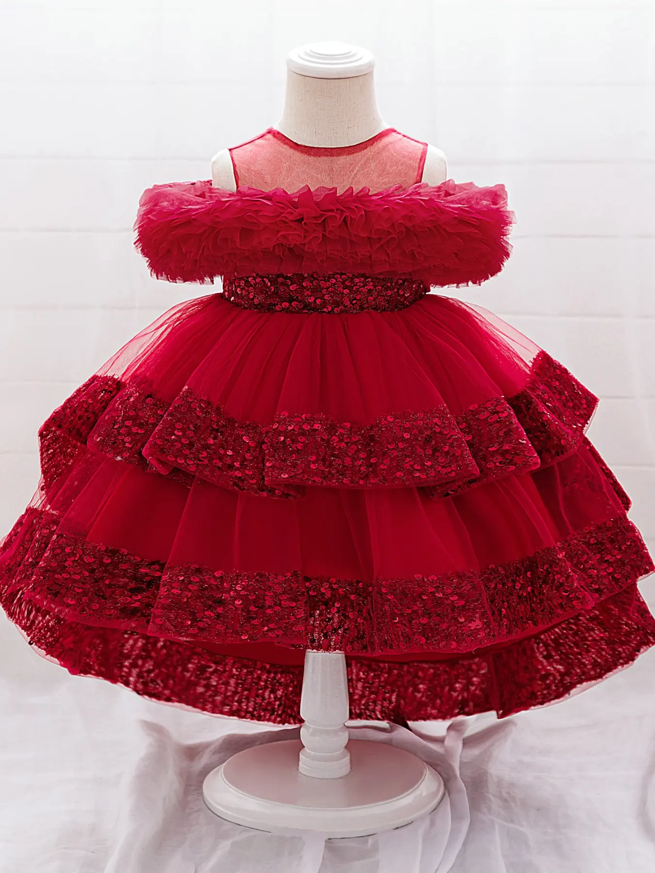 strapless open back dress Baby Pink Tweed Plaid Metallic Stitching Short Dress main image 0