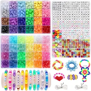 Pony3 Bead Set for DIY Crafts - 1500 Beads, 30 Designs,  Perfect for Boys & Girls Birthday Parties & Homemade Gifts teacher appreciation gifts love gift confetti
