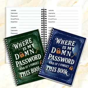 What The Is My Password and Other Shit I Can' tRemember - A Simple Password & Address Book,Minimalist Organizer for Usernames,  Perfect for Home Office orComputerLogins, Great Holiday Gift