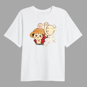 Chiikawa Usagi Monkey D Anime Tshirt, Cute Japanese Anime Manga Shirt, Gift for Men Women, Full Size, Full Color
