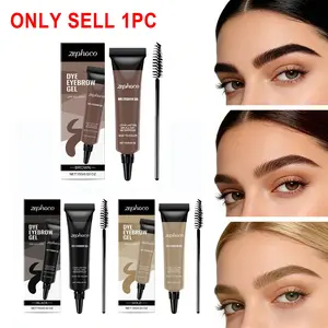 Waterproof Eyebrow Gel Set, Moisturizing Natural Easy Application, Includes Brow Brush for Various Shapes, Eyebrow Makeup Products