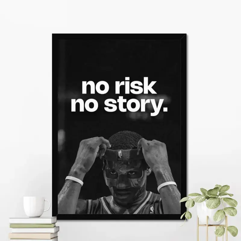 LeBron James Motivational v5 Poster, Inspirational Wall Art, Home Gym Decor, Poster, Motivation Wall Art, Motivational Print, Room Gift Frames Glossy