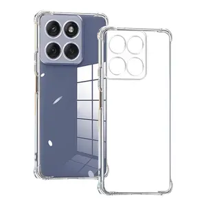 Transparent Shockproof Phone Case for Motorola Series, Military Grade Tpu Material, Air Cushion Design, Durable Protection