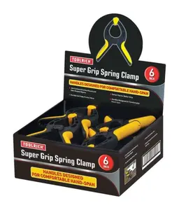 Toolrich 2220918 6 in. Super Grip Clamp - pack of 12