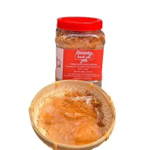 Instant Spicy Fried Onion/Satay Garlic Rice Paper 10.5oz - Bánh Tráng Trộn Hành Phi/Tỏi Phi Cay 300g