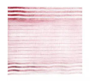 10.5" Square Fine Weave Extra Wide Foil Border Sheet – Red and White, Bag of 40