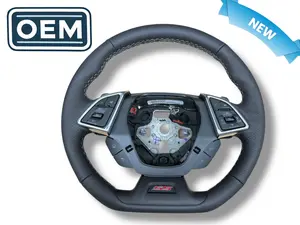 16-23 GM Camaro Black Leather Steering Wheel Paddle Shift New OEM 87865410