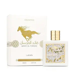 Qaed Al Fursan Unisex Eau de Parfum, Lattafa Qaed Al Fursan Unlimited Eau de Parfum Spray for Unisex, 3.04 Ounce