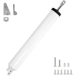 Screen Door Closer, Storm Door Closer Heavy Duty with Hold Open, Pneumatic Door Closers for  with Adjustable Speed & Quiet Close, Door Frame Mount (Push Side), Full 90