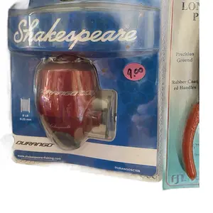 Shakespeare Durango Fishing Reel with Precision Ground Rubber Coated Handles and 8 LB 0.25 mm Capacity