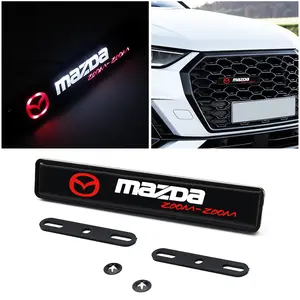 Advanced LED Front Grille Emblem Light for Mazda Vehicles, Stylish Car Accessories, Vehicle Exterior Decoration, Enhance Your Mazda Look, Ca Prop 65 Compliant, Car Truck Decal