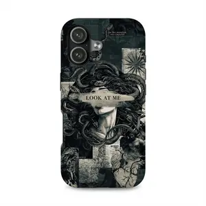 Medusa Snake Phone Case for iPhone 17 16 15 14 13, Dark Gothic Mythology Aesthetic Protective Cover