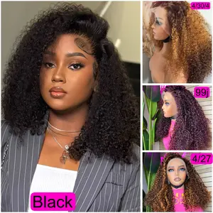 Wig full frontal 13x4 pixie curly 300% density