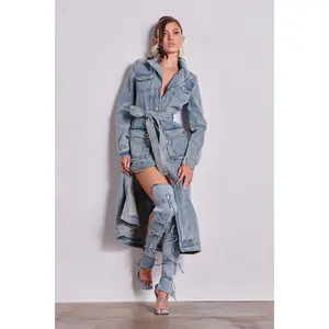 CAMILLA DENIM TRENCH