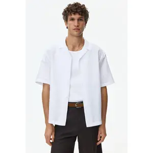 H&M Relaxed Fit Linen-blend resort shirt