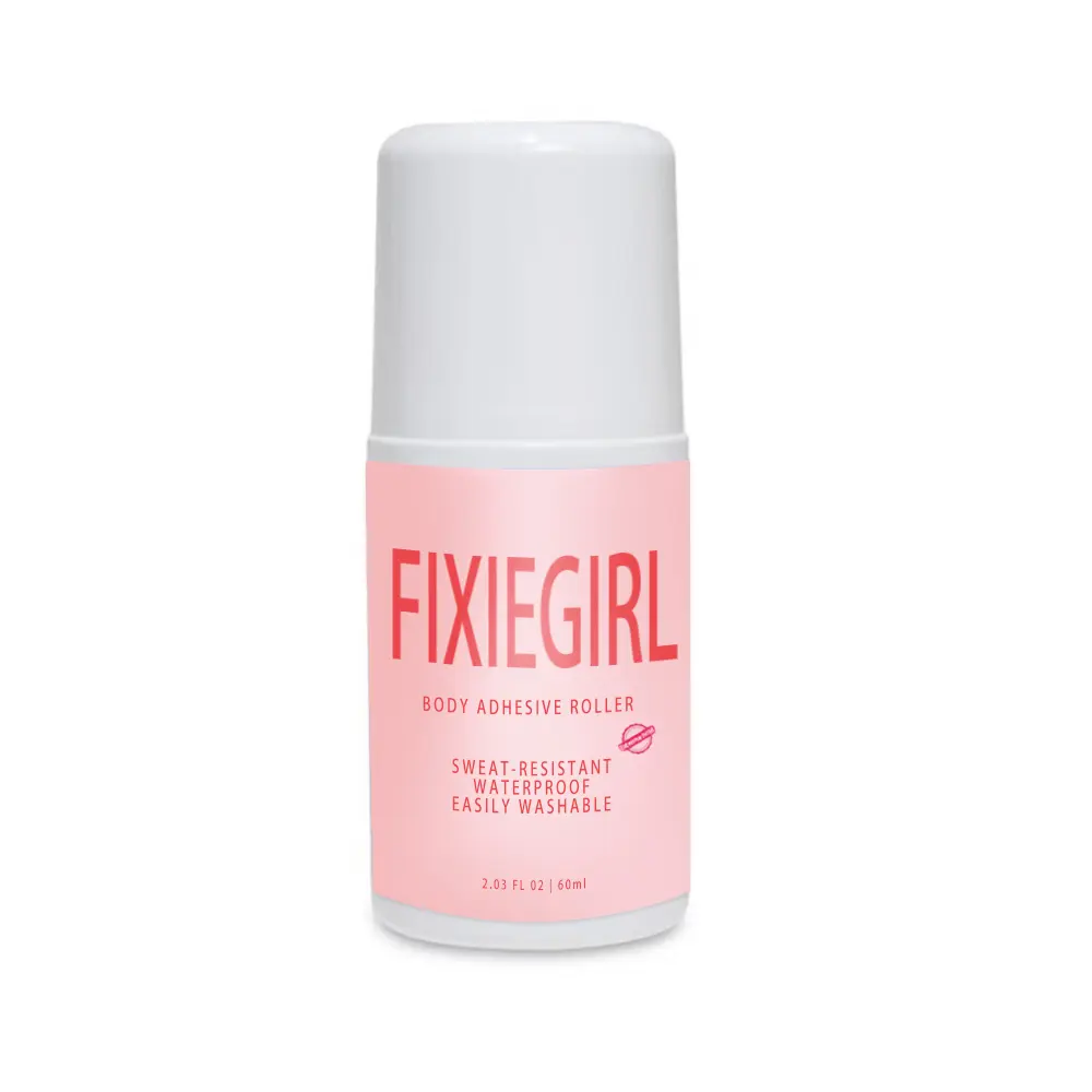 【Deals For You】60ml Body Glue for Clothes – Invisible Fashion Adhesive Roller, Sweat-Resistant & Skin-Safe Instant Grip, No Mess No Residue Body Tape Alternative for Preventing Wardrobe Malfunctions, Securing Dresses & Wigs