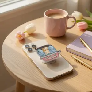 Mermaid Tinned Fish Magnetic Acrylic Grip Sardine Can Pop Socket La Dolce Vita Phone Grip Preppy Summer Style Design