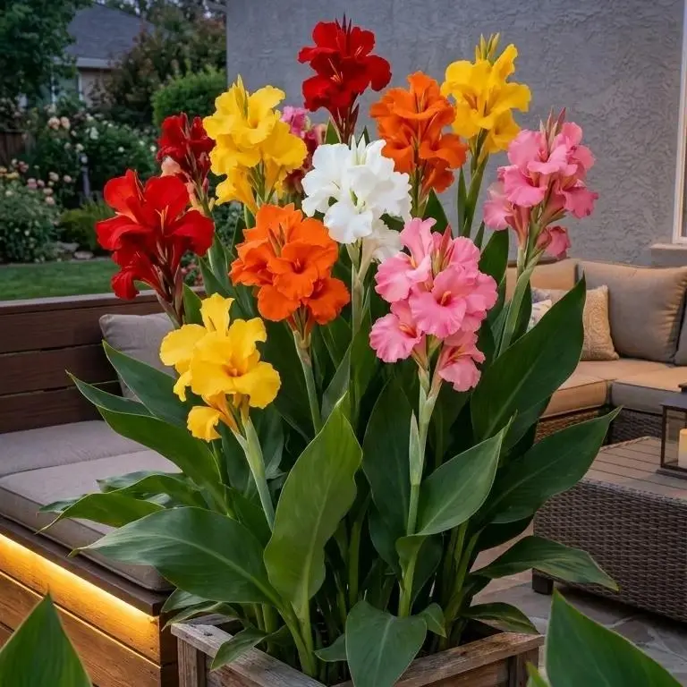 200 Pcs Hardy Perennial Canna Flower Seeds, Mixed Colors, Easy to Grow Seed Starting Flowers for Outdoor Garden Landscaping, Backyard Pots, Borders