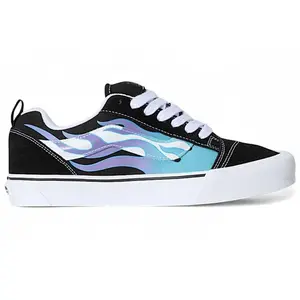 Vans Knu Skool Black Blue Flame (men) by StockX