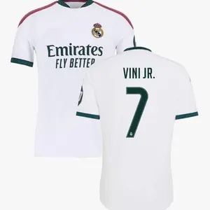 Unisex Soccer/Football Real Madrid Team Vini jr. #7 Laliga 2026/27 Home Replica jersey - White C1